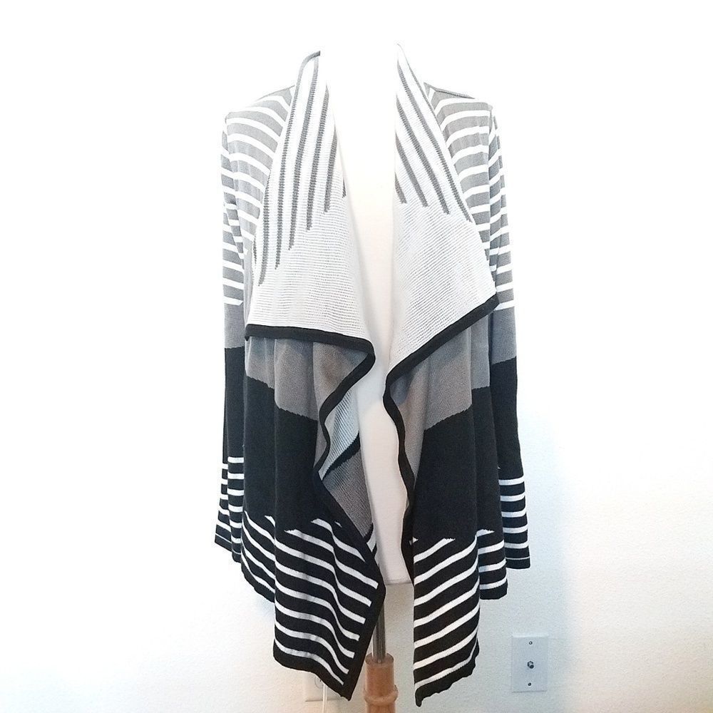 ANTHRO- staring at stars WATERFALL front Cardigan